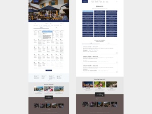 Leavenworth.org Events Calendar and Local Services directory interface designed for clear browsing of events and local businesses.